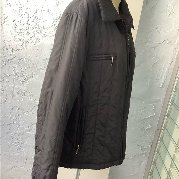 Utex Design Quilted Jacket Black Very Good Condition - Picture 4 of 10